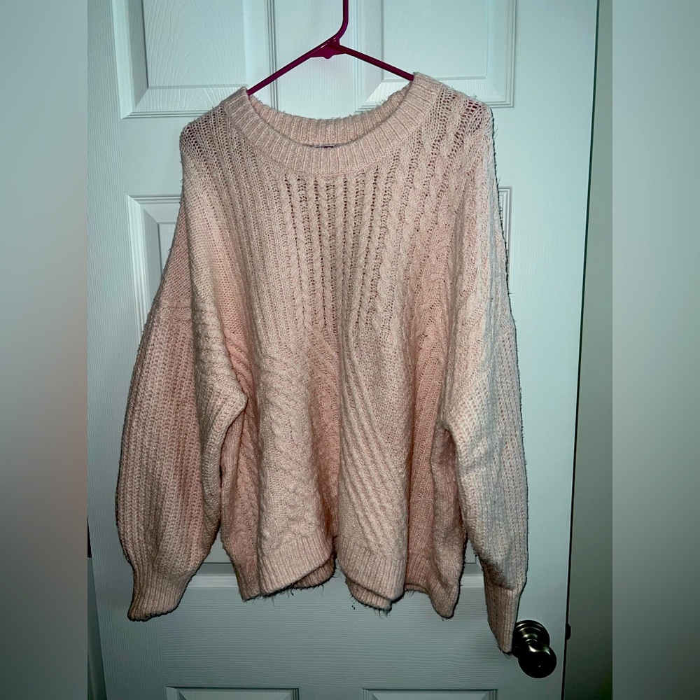Cable knit sweater